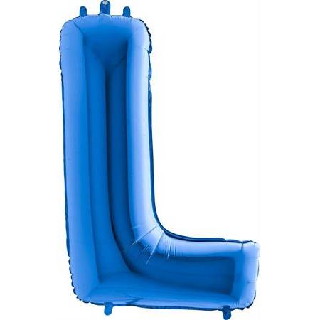 Nafukovací balónek písmeno L modré 102 cm