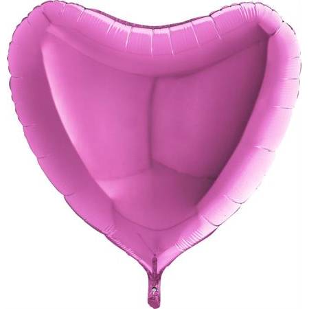 Nafukovací balónek růžové srdce 91 cm