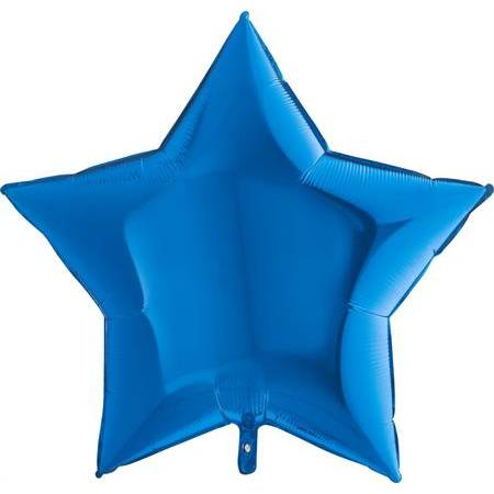 Nafukovací balónek modrá hvězda 91 cm