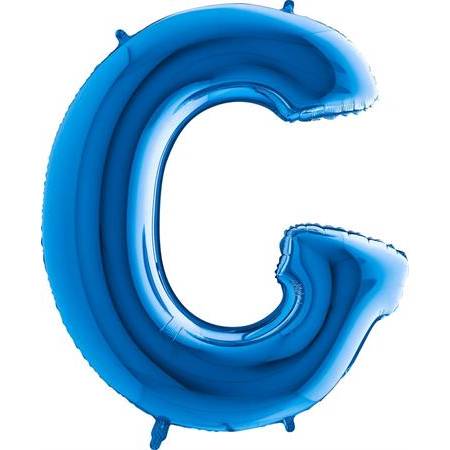 Nafukovací balónek písmeno G modré 102 cm