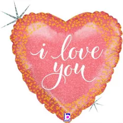 Nafukovací balónek srdce i love you 46cm