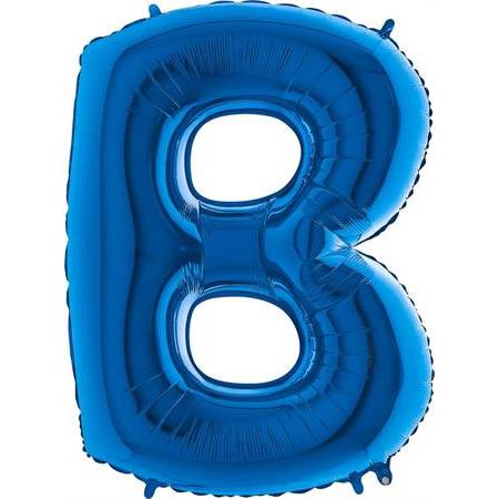Nafukovací balónek písmeno B modré 102 cm