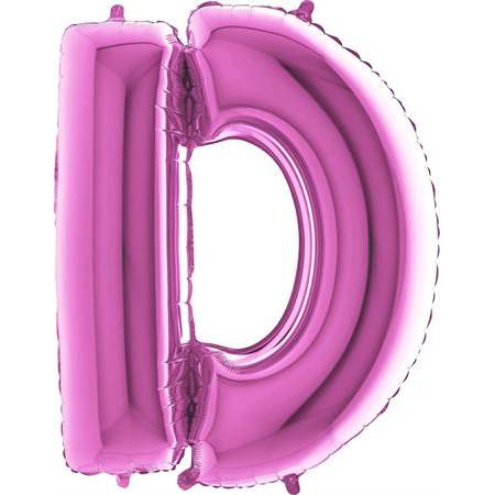 Nafukovací balónek písmeno D růžové 102 cm