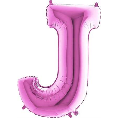 Nafukovací balónek písmeno J růžové 102 cm