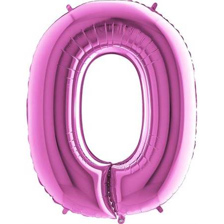 Nafukovací balónek písmeno O růžové 102 cm