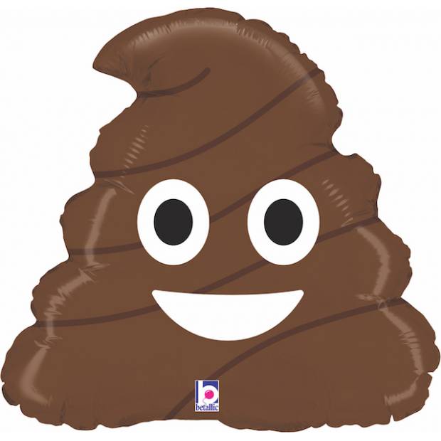 Nafukovací balónek emoji Poo 51 cm