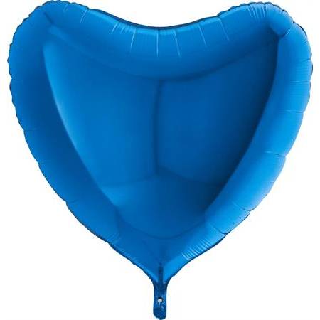 Nafukovací balónek modré srdce 91 cm