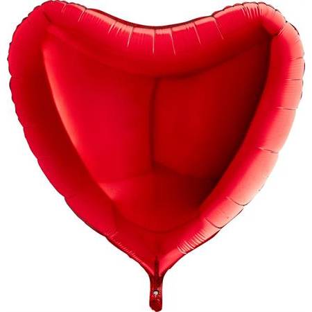 Nafukovací balónek červené srdce 91 cm