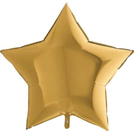 Nafukovací balónek zlatá hvězda 91 cm