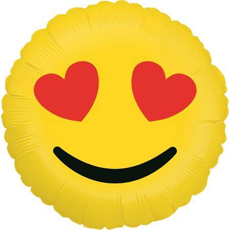 Nafukovací balónek emoji love 46cm