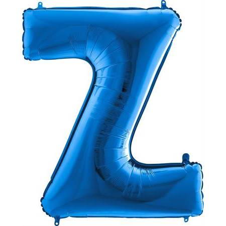 Nafukovací balónek písmeno Z modré 102 cm