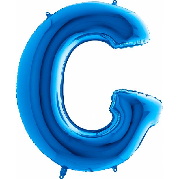 Nafukovací balónek písmeno G modré 102 cm
