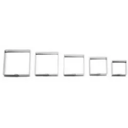 Vykrajovátko na perníčky hladké čtverce 5ks