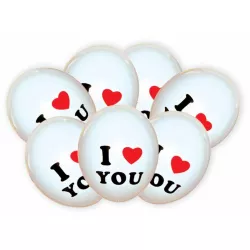 7ks Balónky s nápisem I LOVE YOU