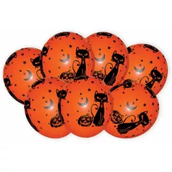 7ks Balónky HALLOWEEN