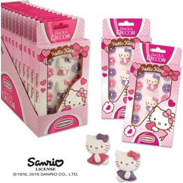 Cukrová dekorace na dort Hello Kitty 1 balení