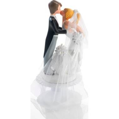 Svatební figurka na dort 1ks pusinka 230mm