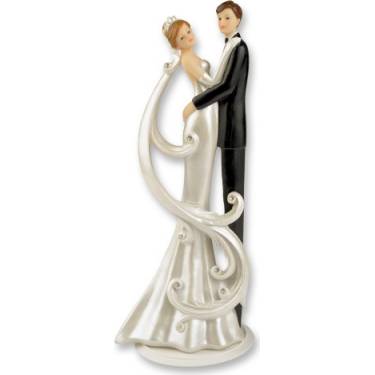 Svatební figurka na dort 1ks Elegant 305mm