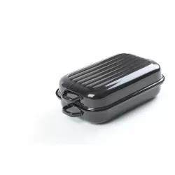 Oboustranně smaltovaný dvoupekáč Sfinx velikost 40 cm (vnitřní rozměr) síla plechu 1,2 mm - Belis