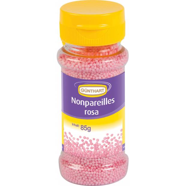 Cukrové miniperličky na zdobení 85g růžové
