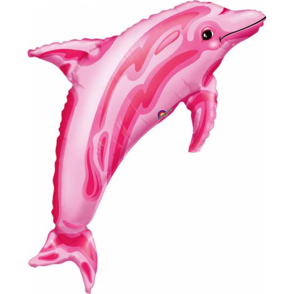 Fóliový balónek růžový delfín