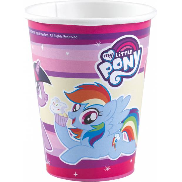 Papírové kelímky My Little Pony 8ks 250ml