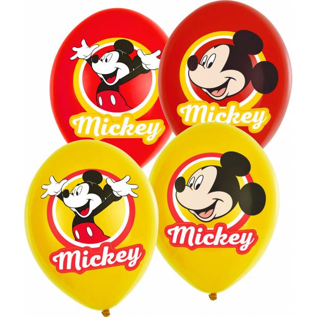 Nafukovací balónky Mickey 6ks 27,5cm