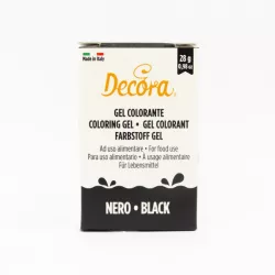 Gelová barva černá 28g