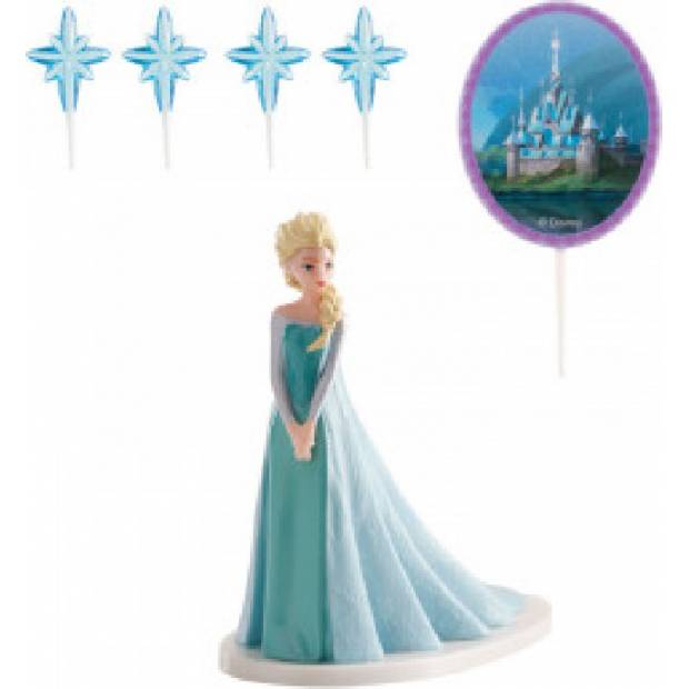 Figurka na dort Elsa ledové království a dekorace