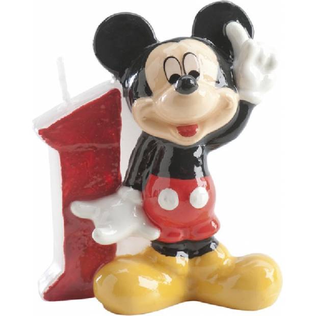 Dortová svíčka Mickey 6,5cm číslo 1