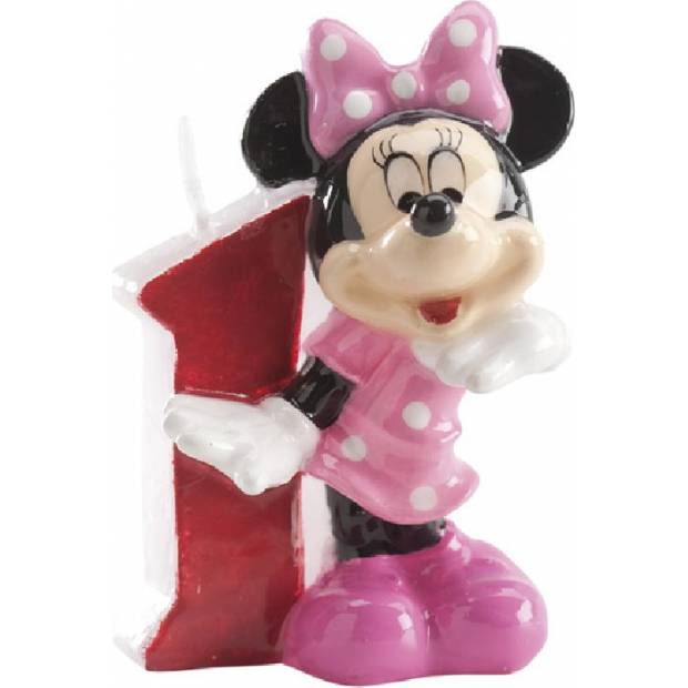 Dortová svíčka Minnie 6,5cm číslo 1