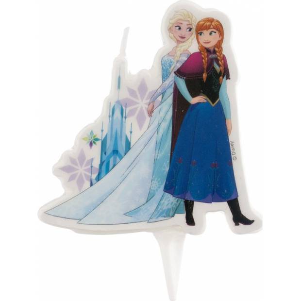 Dortová svíčka ledové království 8cm Elsa a Ana