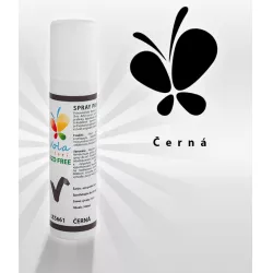 Barva ve spreji pastelová na čokoládu AF (černá) 100 ml