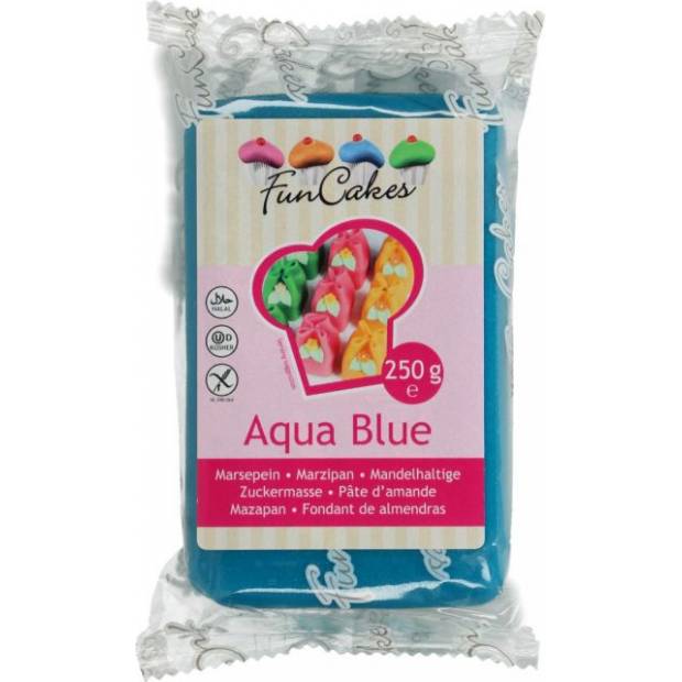 Vynikající marcipán 1:5 Aqua Blue 250g