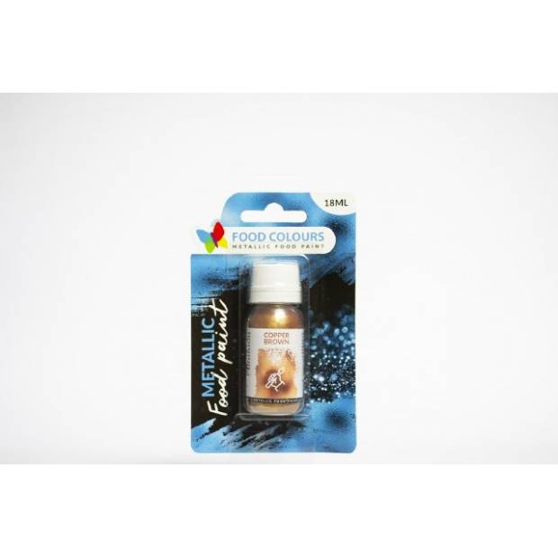Tekutá metalická barva Copper Brown (18 ml)