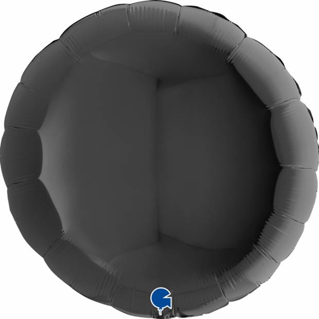 Nafukovací balónek kulatý 91cm černý