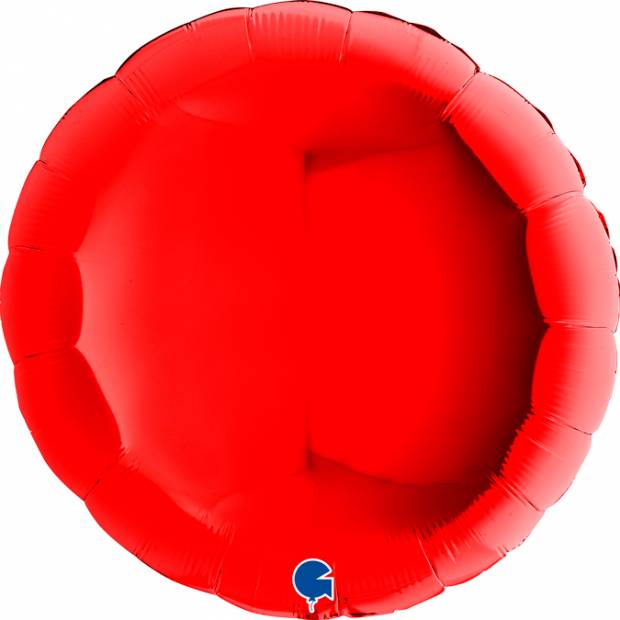 Nafukovací balónek kulatý 91cm červený