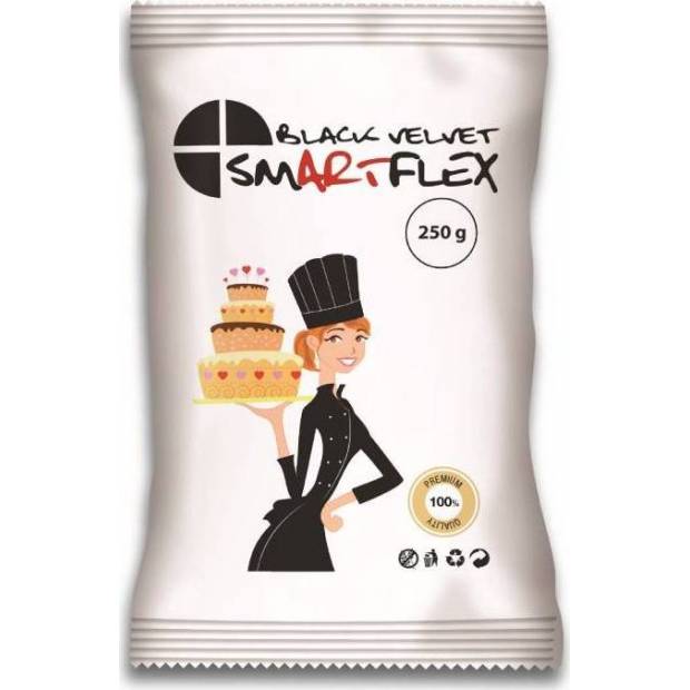 Smartflex Black Velvet Vanilka 0,25 kg v sáčku 0150 dortis