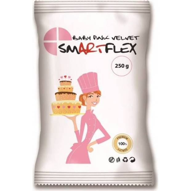 Smartflex Baby Pink Velvet Vanilka 0,25 kg v sáčku 0162 dortis