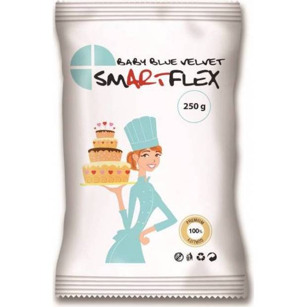 Smartflex Baby Blue Velvet Vanilka 0,25 kg v sáčku 0214 dortis
