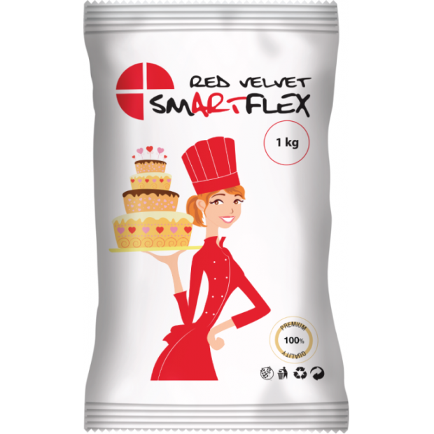 Smartflex Red Velvet Vanilka 1 kg v sáčku 0301 dortis