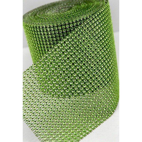 SLEVA 20%! Diamantový pás plastový zelený (5 cm x 3 m) 4103 dortis
