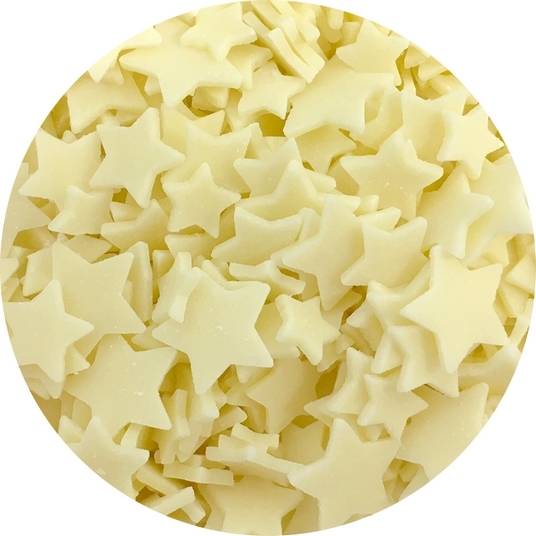 Čokoládové hvězdičky bílé 8 - 15 mm (50 g) CARZ11-08 dortis