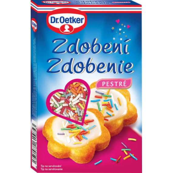 Dr. Oetker Zdobení pestré (80 g) DO0031 dortis