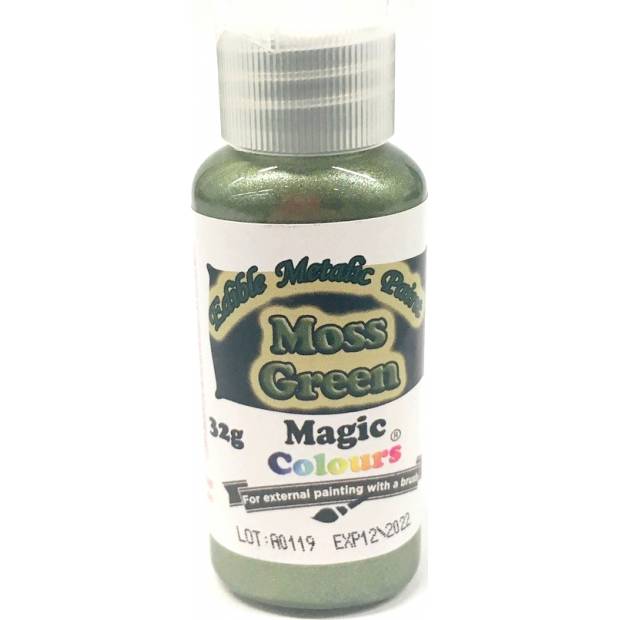 Tekutá metalická barva Magic Colours (32 g) Moss Green EPMSS dortis
