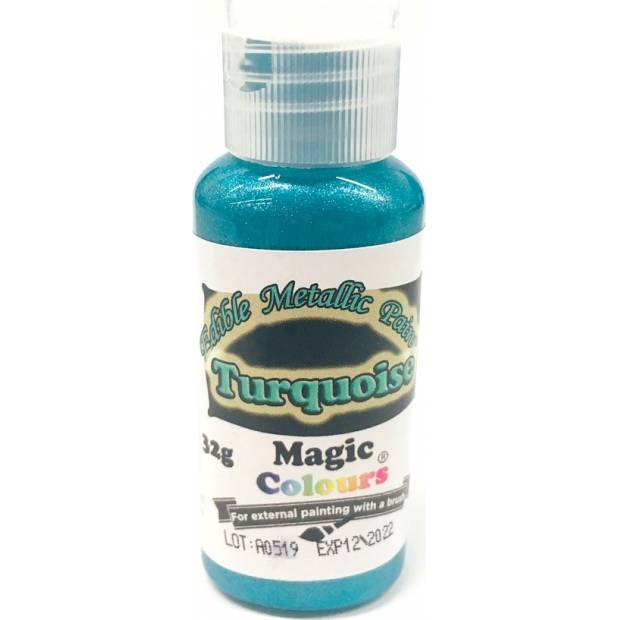 Tekutá metalická barva Magic Colours (32 g) Turquoise EPTRQ dortis