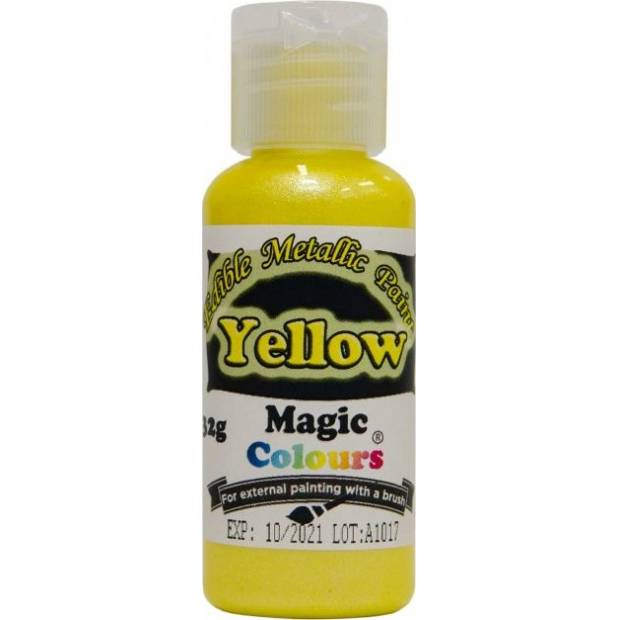 Tekutá metalická barva Magic Colours (32 g) Yellow EPYEL dortis