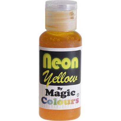 Gelová neonová barva Magic Colours (32 g) Neon Yellow