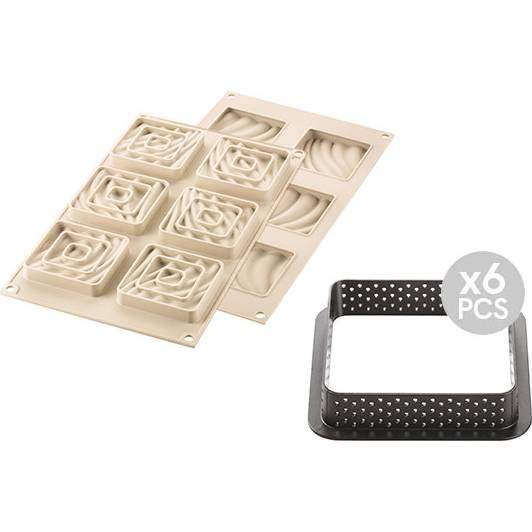 Silikonová forma na pečení 3D Mini Tarte Sand