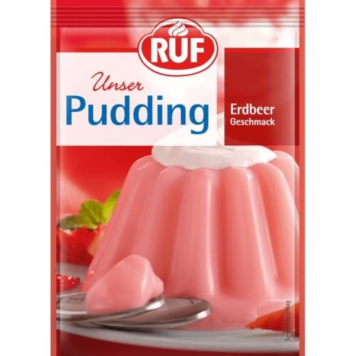 Jahodový puding 3x38g